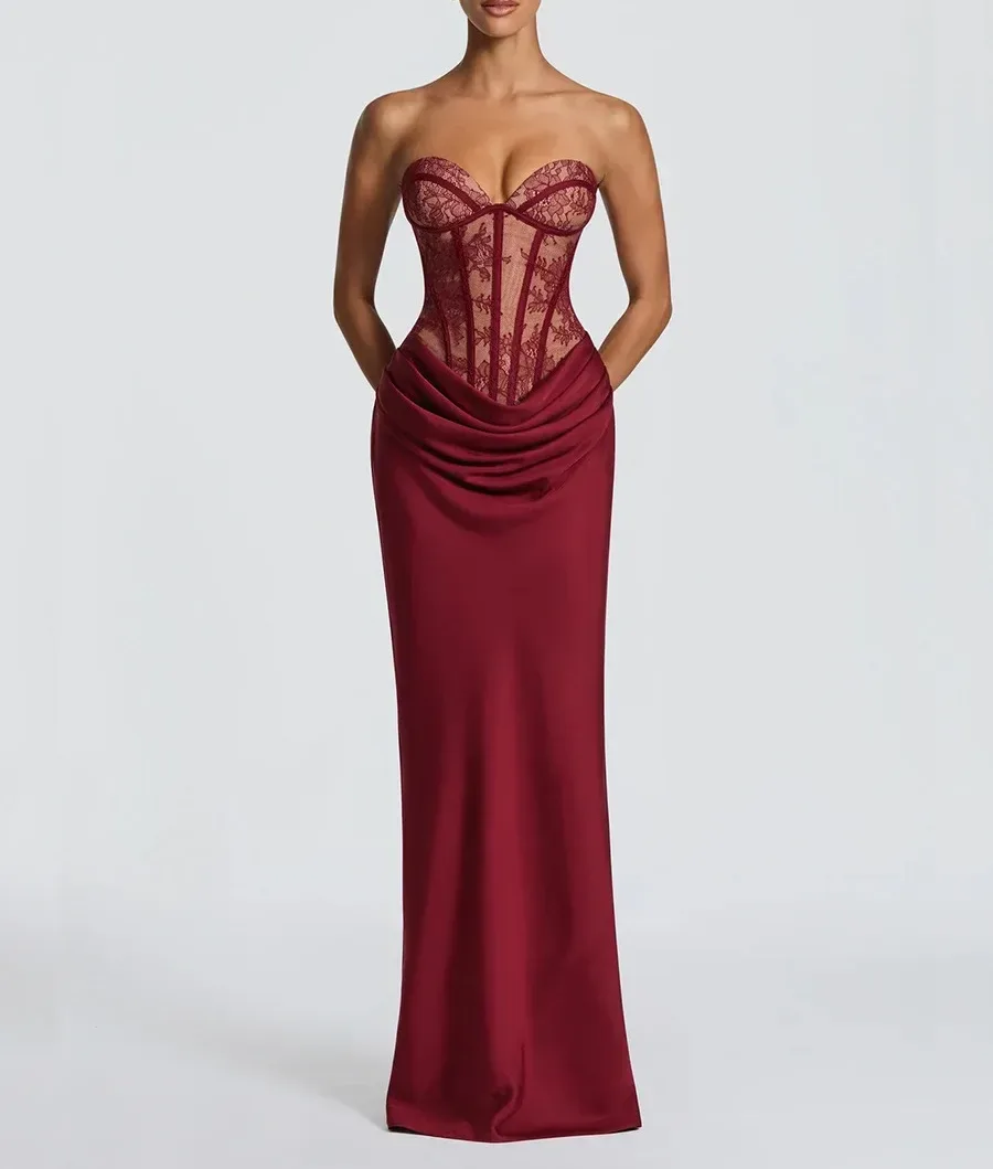 boned lace corset bodice with sweetheart neckline